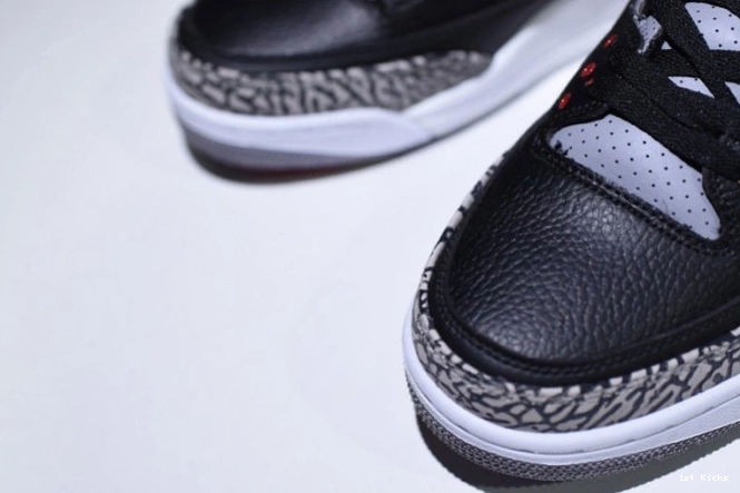 1st Kicks Cement 3 Jordan 854262-001 Air Black 0713